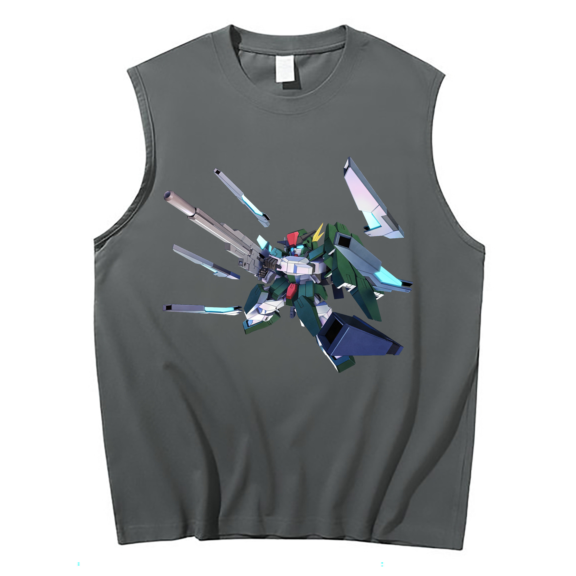（画像用） 機動戦士ガンダム Mobile Suit Gundam コットン100％タンクトップ（フロントプリント）